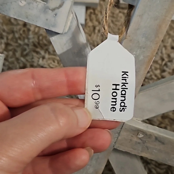 Kirklands 9 " Wooden Snowflake Bundle - Picture 2 of 3